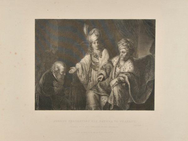 JOSEPH PRESENTING HIS FATHER TO PHAROH