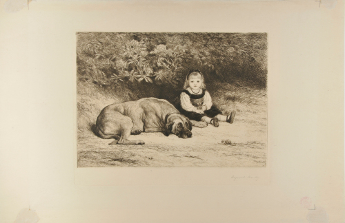CHILD AND DOG