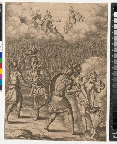 LAST FIGHT OF AENEAS AND TURNUS