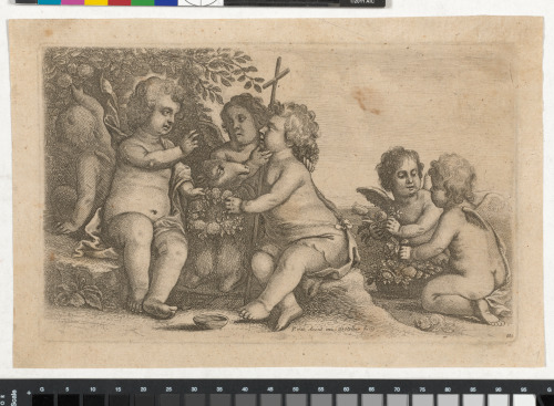 JESUS, ST. JOHN THE BAPTIST AND FOUR CHERUBS