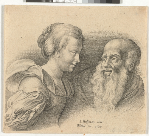 AN OLD MAN AND A GIRL