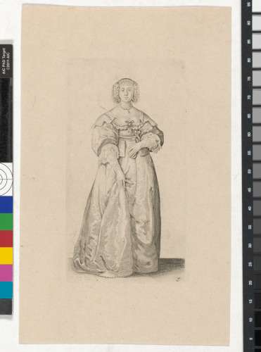 LADY WITH RIBBON ROUND HER WAIST