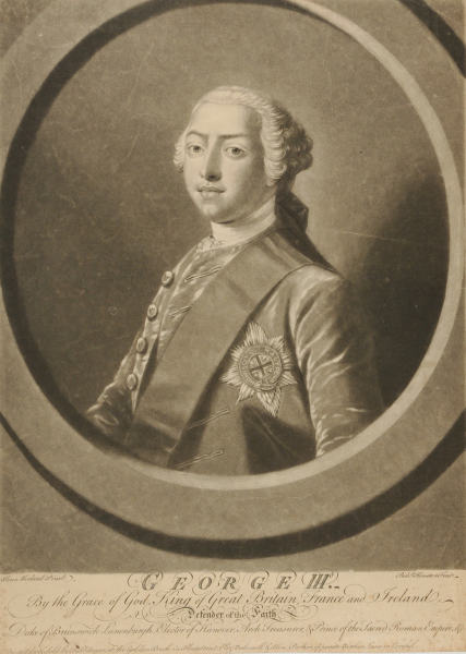 George III by the Grace of God, King of Great Britain, France and Ireland