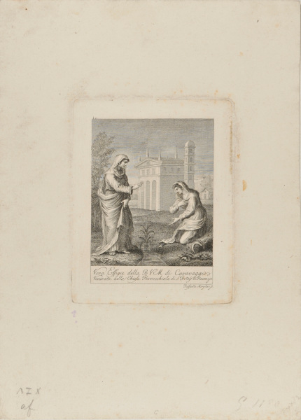 VERA EFFIGIE DELLA B.V.M. DI CARAVAGGIO