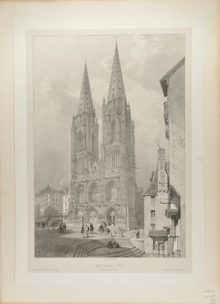 EGLISE NOTRE-DAME À ST. LO, NORMANDIE