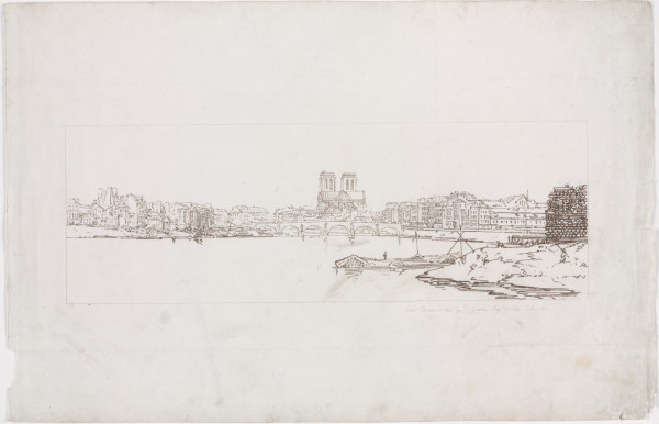 PONT DE LA TOURNELLE AND NOTRE-DAME FROM THE ARSENAL