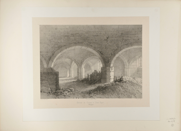 CAVEAUX DU CHATEAU DE SAINT-DIZIER, CHAMPAGNE