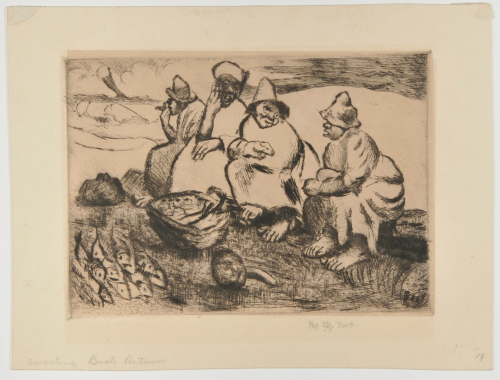 AWAITING BOAT'S RETURN