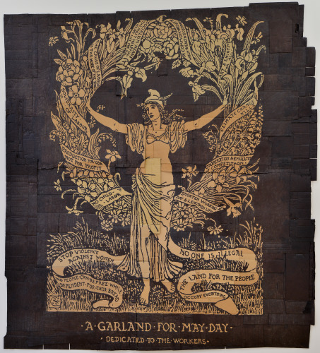 A GARLAND FOR MAY DAY (ILLUSTRATION BY WALTER CRANE)