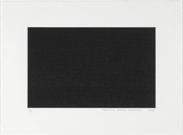 UNTITLED (NO. 4 FROM "WOW THAT'S MEAN")