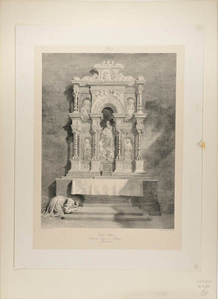 Autel d’Olbein, Ancienne Eglise de l’Abbaye, Franche Comté