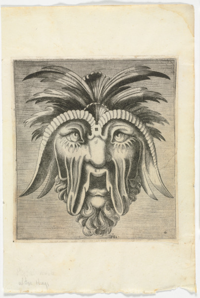 Plate from the series “Libro di variate mascare quale servono a pittori, scultori, et ahvomini ingeniosi”