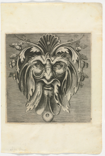 PLATE FROM THE SERIES "BOOK OF VARIOUS MASKS FOR PAINTERS, SCULPTORS, AND INGENIOUS MEN"