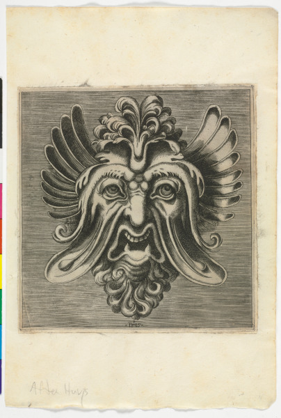PLATE FROM THE SERIES "BOOK OF VARIOUS MASKS FOR PAINTERS, SCULPTORS, AND INGENIOUS MEN"