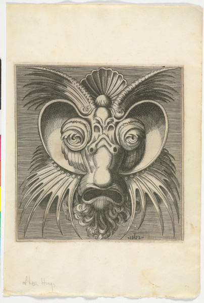 PLATE FROM THE SERIES "BOOK OF VARIOUS MASKS FOR PAINTERS, SCULPTORS, AND INGENIOUS MEN"