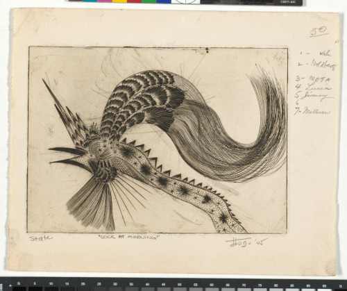 COCK AT MORNING (STATE 3)