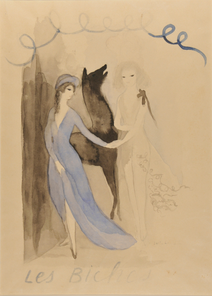 COVER DESIGN FOR DIAGHILEV'S BALLET, 'LES BICHES'