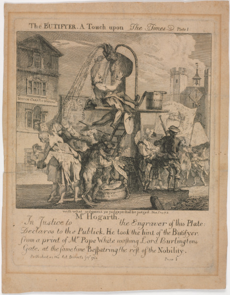 THE BÜTIFYER, A TOUCH UPON THE TIMES, PLATE 1