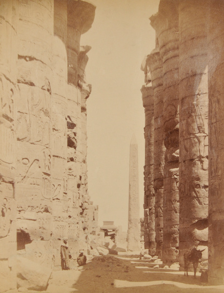 KARNAK, HYPOSTYLE HALL AND OBELISK OF THUTMOSIS I, 18TH AND 19TH DYNASTY