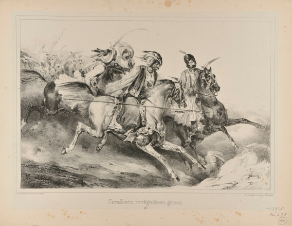 CAVALIERS IRRÉGULIERS GRECS