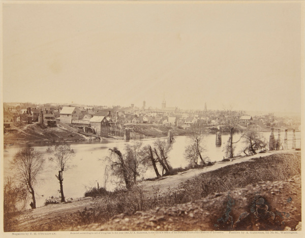 FREDERICKSBURG, VIRGINIA, FEBRUARY 1863. NO. 30 FROM GARDNER'S PHOTOGRAPHIC SKETCH BOOK OF THE WAR