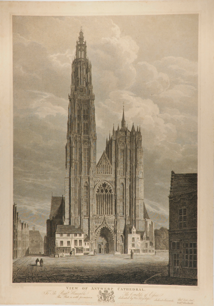 VIEW OF ANTWERP CATHEDRAL