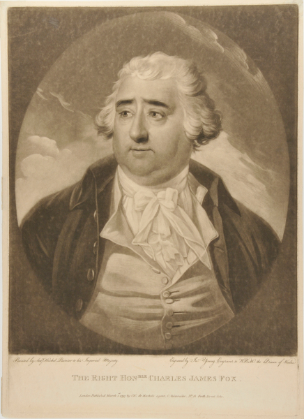 THE RIGHT HON. CHARLES JAMES FOX