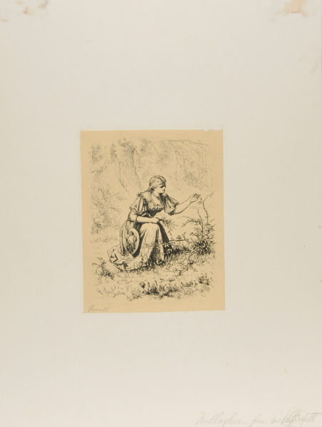 MARGUERITE PICKING FLOWERS