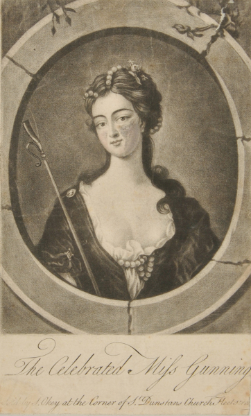 THE CELEBRATED MISS GUNNING