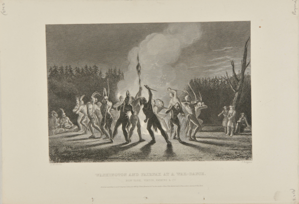WASHINGTON AND FAIRFAX AT A WAR DANCE