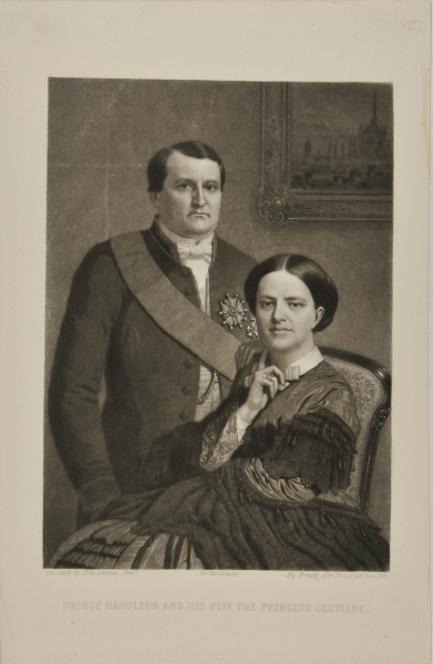 PRINCE NAPOLEON AND HIS WIFE THE PRINCESS CLOTILDE