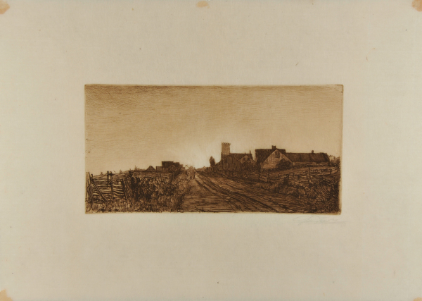 LANDSCAPE AT TWILIGHT