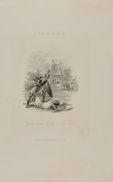 COMBAT BETWEEN IVANHOE AND THE TEMPLAR