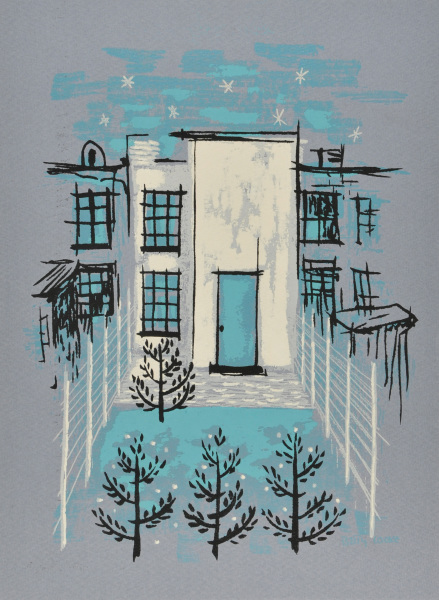 GARDEN BEHIND ROW HOUSE