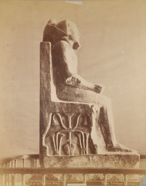 STATUE OF CHEPHREN, 4TH DYNASTY, CAIRO, EGYPTIAN MUSEUM
