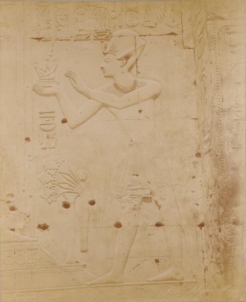 ABYDOS, TEMPLE OF SETI I, 19TH DYNASTY (DEPICTION OF SETI I)