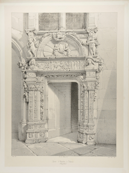 PORTE D'ESCALIER À VALENCE, DAUPHINÉ