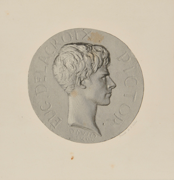 PORTRAIT MEDALLION OF EUGÈNE DELACROIX