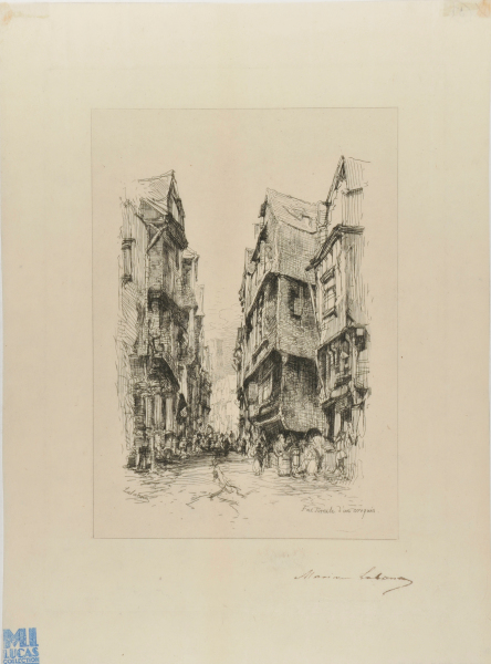 MAIN STREET IN MORLAIX