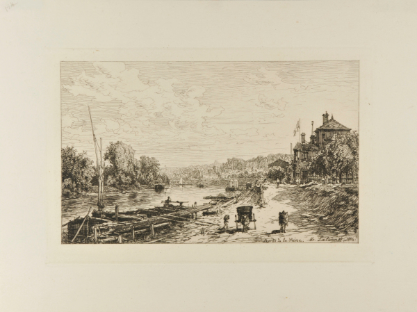 VIEW OF BAS-MEUDON, BANKS OF THE SEINE