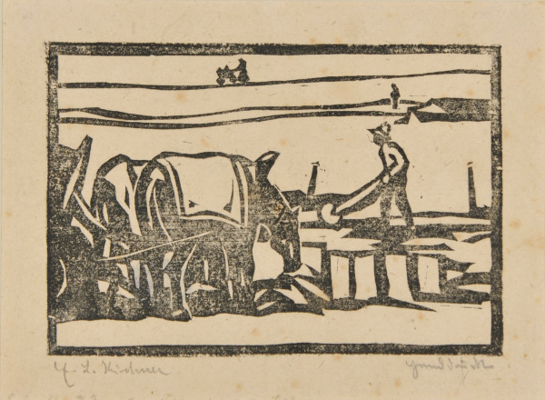 SAND WAGON NEAR THE ELBE (SANDKARRER AN DER ELBE)