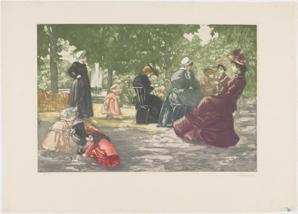 ON THE CHAMPS ÉLYSÉES OR LUXEMBOURG GARDEN