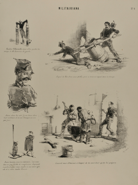 Plate 4 from the series “Militairiana”