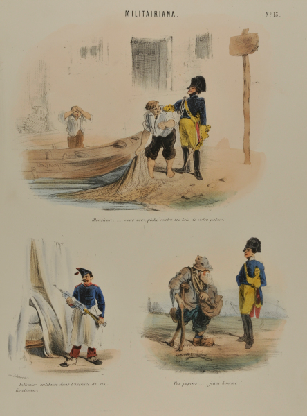 PLATE 13 FROM THE SERIES "MILITAIRIANA"