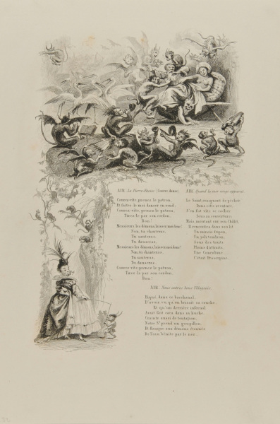 THE TEMPTATION OF ST. ANTHONY (THIRD PLATE)