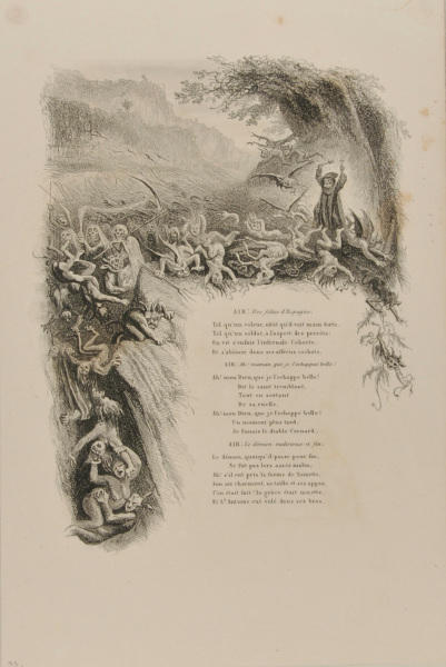 THE TEMPTATION OF ST. ANTHONY (THIRD PLATE)