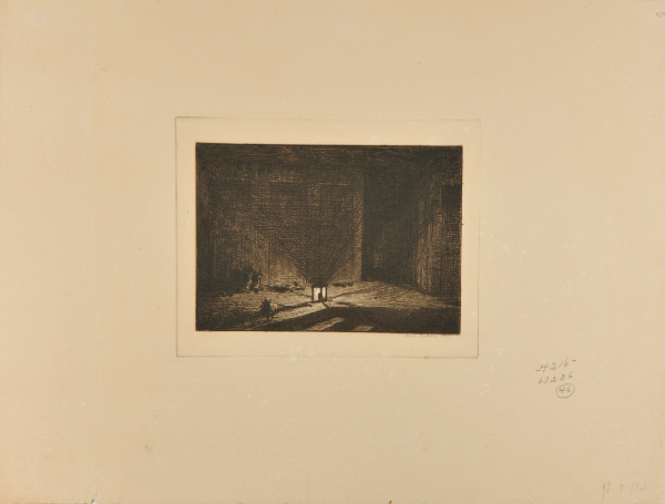 INTERIOR OF AN INN (THE CORRIDOR OF AN INN)