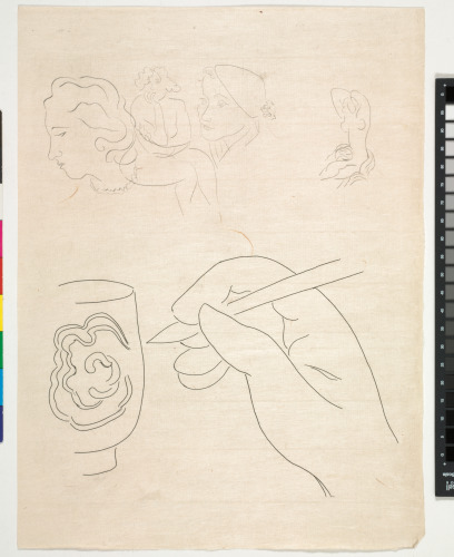 UNTITLED (HAND AND CUP, PUBLISHED STATE, CANCELLED WITH REMARQUES)