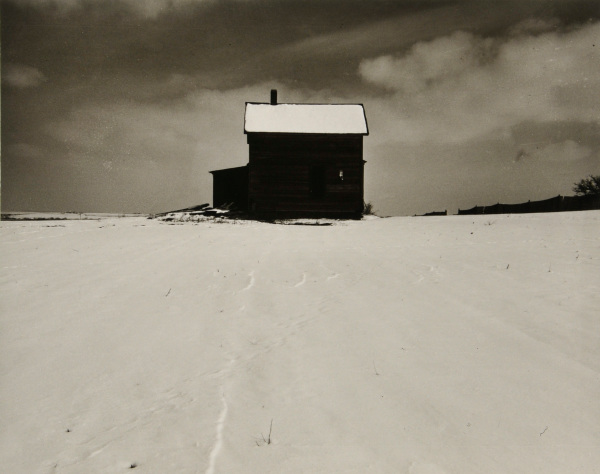 HOUSE IN WINTER, EASTERN NEBRASKA