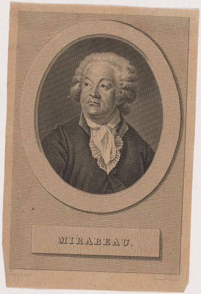 PORTRAIT OF HONORÉ GABRIEL RIQUETI, COUNT OF MIRABEAU